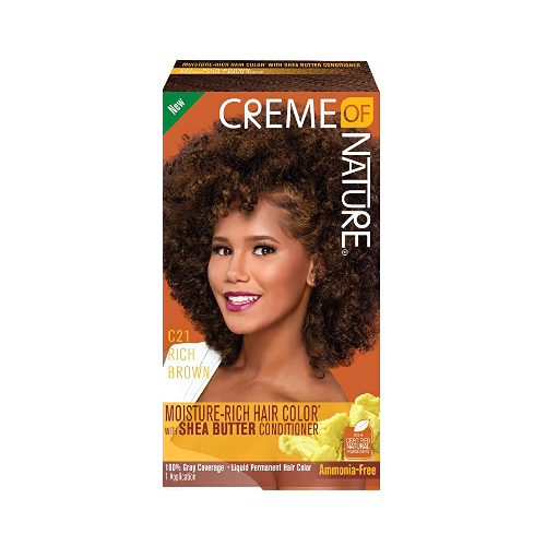 Creme Of Nature Women's *C21 Liq H/Clr [Rich Brown] Kit